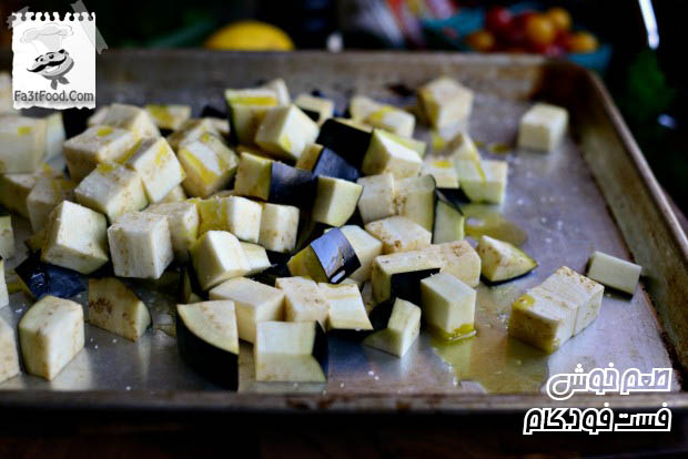 Fa3tFood.Com-Roasted-Vegetable-Freekeh-Salad-Lemon-Mint-Vinaigrette-07