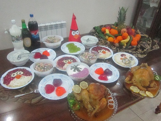 مدل تزیین میز تولد