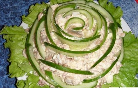 مدل تزیین سالاد ماکارونی