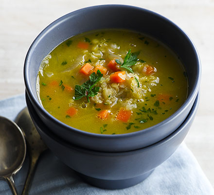 سوپ عدس قرمز و هویج