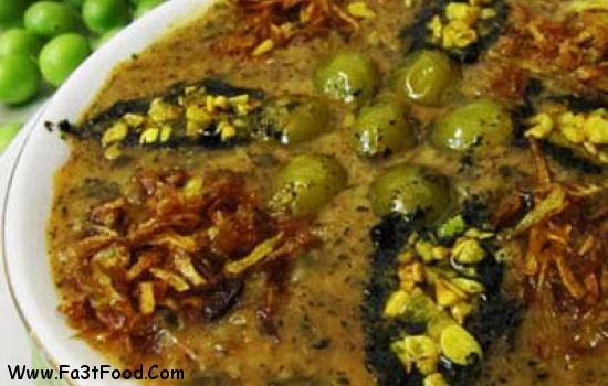 آش گوجه سبز
