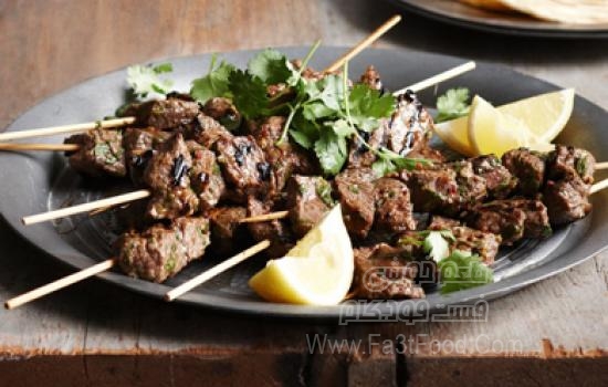 کباب راسته با سس نعنا