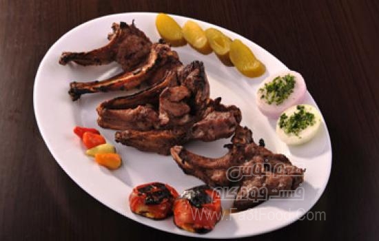 شیشلیک با سبزیجات