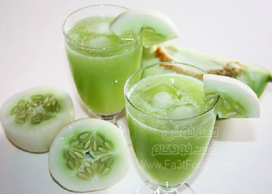 آب خیار و خربزه