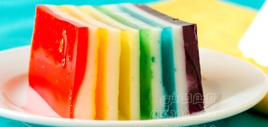 ژله رنگین کمانی