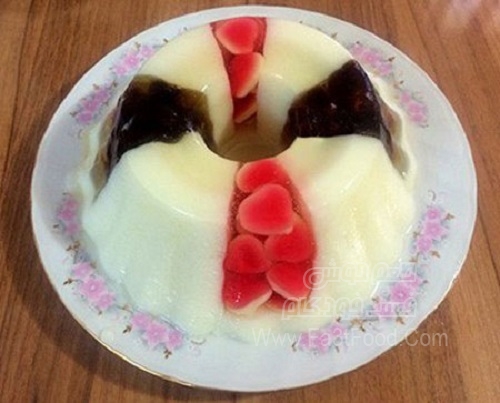 ژله ویترینی با پاستیل