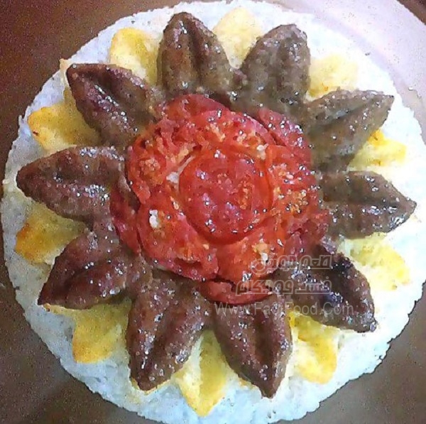 ته چین کباب کوبیده