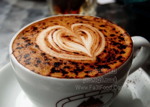 کاپوچینو با شکلات سفید