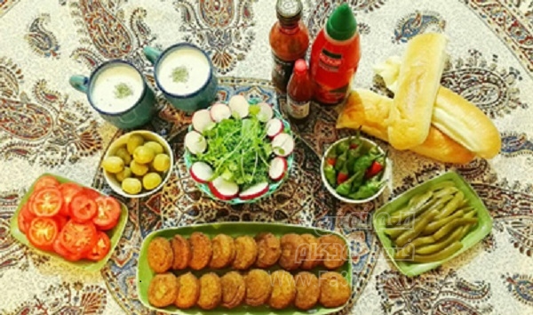 فلافل نخود فرنگی