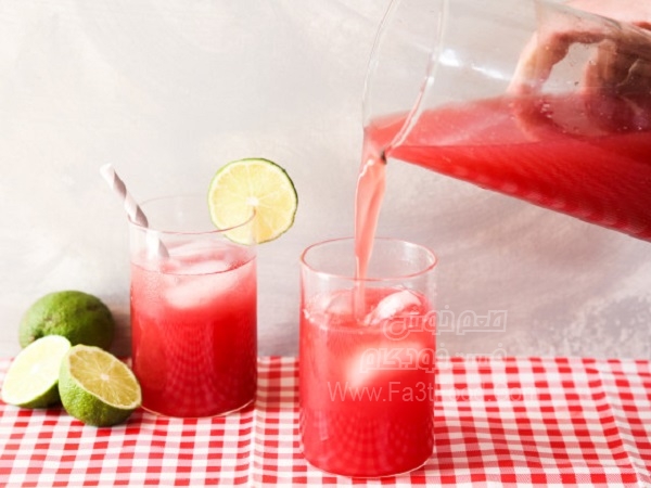 نوشیدنی رازبری و چای سرد