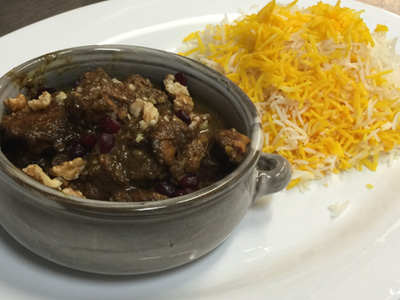 فسنجان میگو خانگی