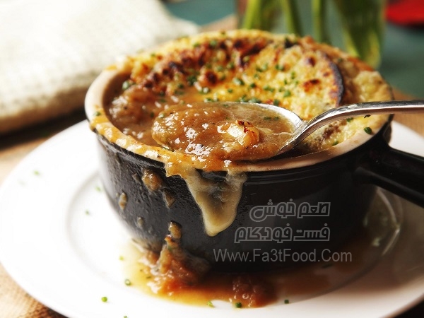 سوپ پیاز فرانسوی