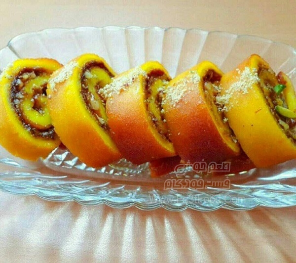 خاگینه مغزدار رولتی