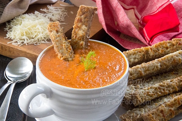 سوپ سه گوجه فرنگی