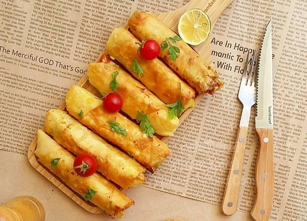 بورک گردو و گوشت