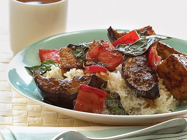 خورش کدو و بادمجان
