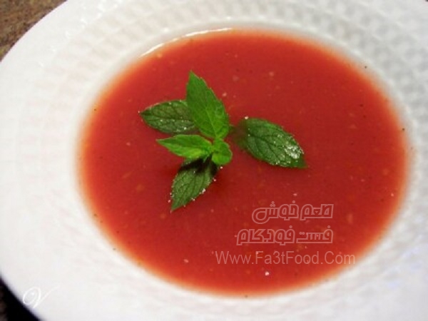 سوپ هندوانه تابستانی